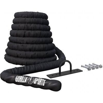 Gorilla Sports Lina treningowa Battle rope 15m x 5cm Gorilla Sports Lina treningowa Battle rope 15m x 5cm