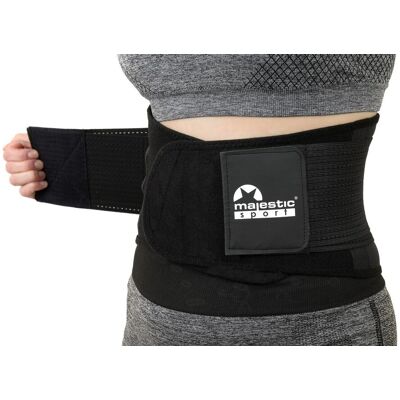 Majestic Sport, Pas Neoprenowy, Czarny, Rozmiar S Majestic Sport, Pas Neoprenowy, Czarny, Rozmiar S