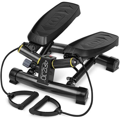 Mały stepper skrętny z linkami do ćwiczeń fitness 4FIZJO PRO 2w1 Mały stepper skrętny z linkami do ćwiczeń fitness 4FIZJO PRO 2w1