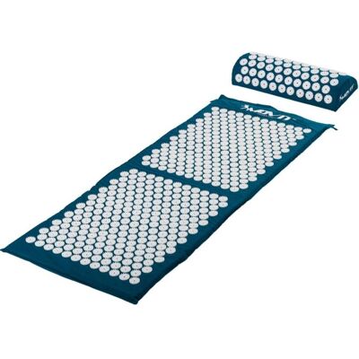 Mata akupresurowa z poduszką MOVIT 130 x 50 cm - turkusowa Mata akupresurowa z poduszką MOVIT 130 x 50 cm - turkusowa