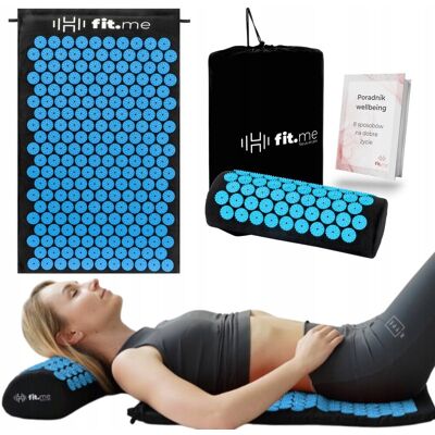 fit.me Mata Do Akupresury Do Masażu Z Kolcami Zdrowotna Relaksująca + Poduszka fit.me Mata Do Akupresury Do Masażu Z Kolcami Zdrowotna Relaksująca + Poduszka