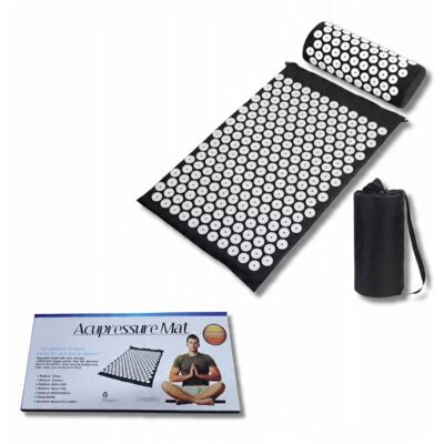 Inny producent Mata Do Akupresury Mata Z Kolcami Ulga W Bolu Zestaw Z Poduszka 75X45Cm Inny producent Mata Do Akupresury Mata Z Kolcami Ulga W Bolu Zestaw Z Poduszka 75X45Cm