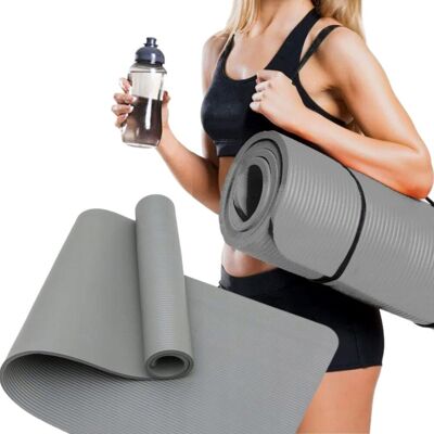 Mata do ćwiczeń Fit4Med 183 cm x 61 cm odcienie szarości Mata do ćwiczeń Fit4Med 183 cm x 61 cm odcienie szarości
