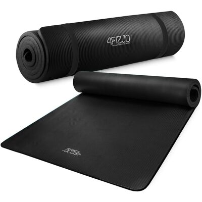 4FIZJO Mata do ćwiczeń fitness i jogi NBR 1,5 cm czarna 4FIZJO Mata do ćwiczeń fitness i jogi NBR 1,5 cm czarna