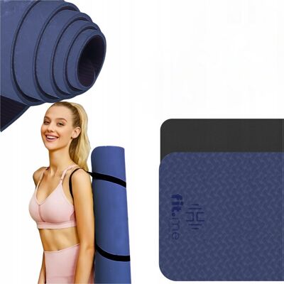 fit.me Mata Do Ćwiczeń Joga Fitness Antypoślizgowa Tpe Dwukolorowa fit.me Mata Do Ćwiczeń Joga Fitness Antypoślizgowa Tpe Dwukolorowa
