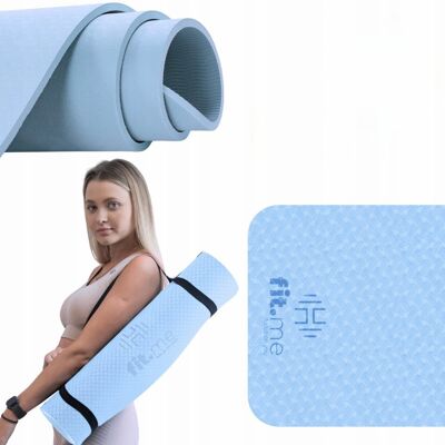 Mata Do Ćwiczeń Joga Fitness Antypoślizgowa TPE Fit.me Mata Do Ćwiczeń Joga Fitness Antypoślizgowa TPE Fit.me