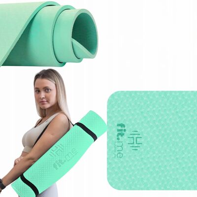 Mata Do Ćwiczeń Joga Fitness Antypoślizgowa Tpe Fit.Me Mata Do Ćwiczeń Joga Fitness Antypoślizgowa Tpe Fit.Me