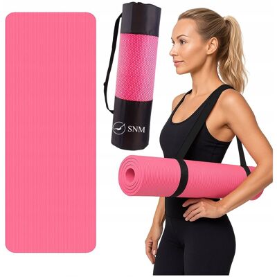 Inny producent Mata Do Ćwiczeń Jogi Fitness Gimnastyczna Karimata Antypoślizgowa Nbr Gruba Różowa Inny producent Mata Do Ćwiczeń Jogi Fitness Gimnastyczna Karimata Antypoślizgowa Nbr Gruba Różowa