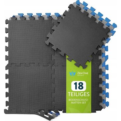 CCLIFE Mata Do Ćwiczeń Zenone 30 Cm X 30 Cm Czarny 1.65M2 CCLIFE Mata Do Ćwiczeń Zenone 30 Cm X 30 Cm Czarny 1.65M2
