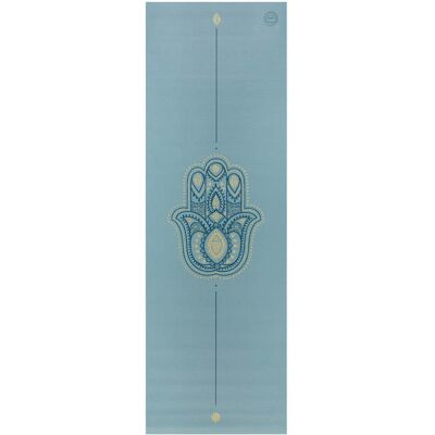 Bodhi Yoga Mata do jogi Bodhi Leela 4,5mm - błękitny hamsa Bodhi Yoga Mata do jogi Bodhi Leela 4,5mm - błękitny hamsa