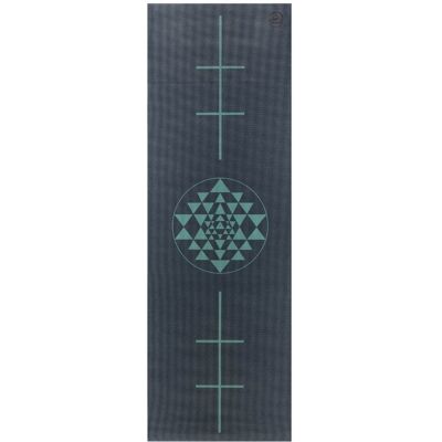 Bodhi Yoga Mata do jogi Bodhi Leela 4,5mm - yantra granatowy Bodhi Yoga Mata do jogi Bodhi Leela 4,5mm - yantra granatowy