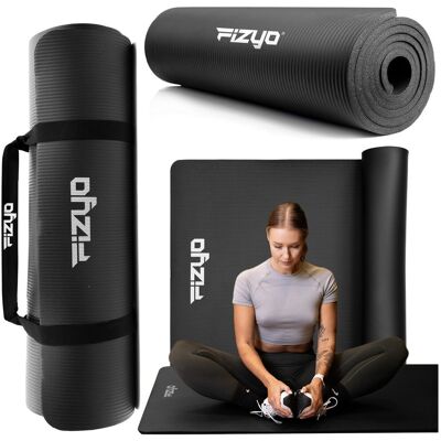 Fizyo Mata Gimnastyczna do Ćwiczeń Jogi Pilatesu 190x60 NBR Fitness GRUBA 1,5cm Fizyo Mata Gimnastyczna do Ćwiczeń Jogi Pilatesu 190x60 NBR Fitness GRUBA 1,5cm