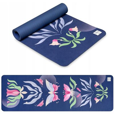 Mata do jogi i ćwiczeń antypoślizgowa ze wzorem Spokey The Bloom Mat Mata do jogi i ćwiczeń antypoślizgowa ze wzorem Spokey The Bloom Mat