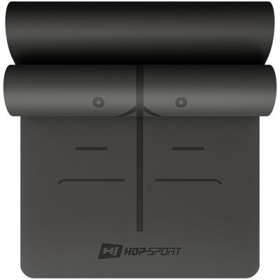 Hop-Sport Mata do jogi PU 0,5cm czarna Hop-Sport Mata do jogi PU 0,5cm czarna