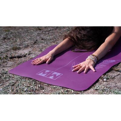 Inny producent Mata do jogi z kauczuku i mikrofibra Mellow Ways ROOT 4m Plum Inny producent Mata do jogi z kauczuku i mikrofibra Mellow Ways ROOT 4m Plum