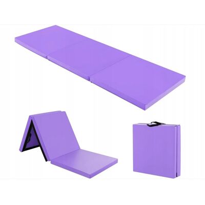 Costway 3-krotna składana mata ćwiczeniowa - liliowa - 180x60 cm Costway 3-krotna składana mata ćwiczeniowa - liliowa - 180x60 cm