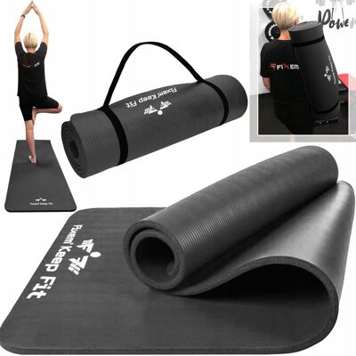 Fixem MATA GIMNASTYCZNA TRENINGOWA ĆWICZEŃ JOGI FITNESS GRUBA 1,5cm NBR 190x63cm Fixem MATA GIMNASTYCZNA TRENINGOWA ĆWICZEŃ JOGI FITNESS GRUBA 1,5cm NBR 190x63cm