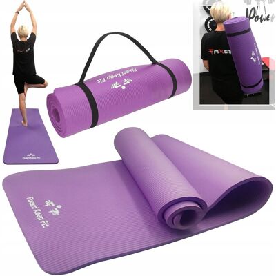 Fixem MATA GIMNASTYCZNA TRENINGOWA ĆWICZEŃ JOGI FITNESS GRUBA 1,5cm NBR 190x63cm Fixem MATA GIMNASTYCZNA TRENINGOWA ĆWICZEŃ JOGI FITNESS GRUBA 1,5cm NBR 190x63cm