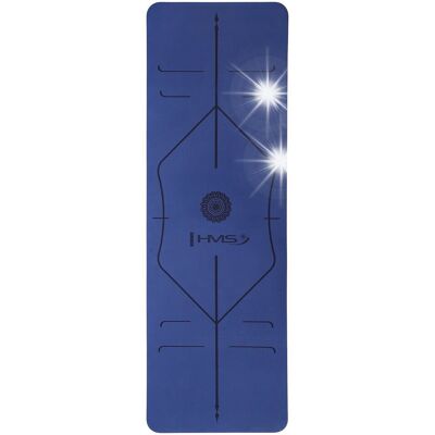 Mata Karimata do Jogi Niebieska YOGA Do Ćwiczeń Pilates + Pokrowiec HMS Mata Karimata do Jogi Niebieska YOGA Do Ćwiczeń Pilates + Pokrowiec HMS