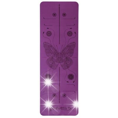 HMS Mata Karimata Gimnastyczna do Ćwiczeń Jogi Pilates Yoga Gruba 8mm Fioletowa HMS Mata Karimata Gimnastyczna do Ćwiczeń Jogi Pilates Yoga Gruba 8mm Fioletowa