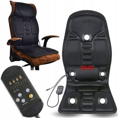 Interlook Mata masująca uniwersalna Masażer do auta Funkcja grzania DZC-011-BLACK Interlook Mata masująca uniwersalna Masażer do auta Funkcja grzania DZC-011-BLACK