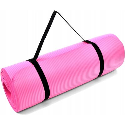 Inny producent Mata Profit Fitness Pro NBR 180x60x1,5cm różowa DK 2264 Inny producent Mata Profit Fitness Pro NBR 180x60x1,5cm różowa DK 2264