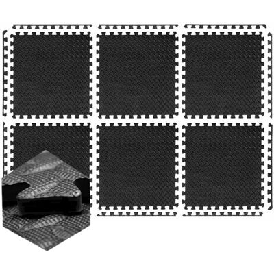 R2invest Mata Puzzle Podłoga Pod Sprzęt Na Siłownie Do Ćwiczeń Gumowa Gruba 6 Szt R2invest Mata Puzzle Podłoga Pod Sprzęt Na Siłownie Do Ćwiczeń Gumowa Gruba 6 Szt