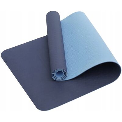 Inny producent MATA TPE 6MM DO ĆWICZEŃ FITNESS JOGI PILATES DUŻA 2-WARSTWOWA Inny producent MATA TPE 6MM DO ĆWICZEŃ FITNESS JOGI PILATES DUŻA 2-WARSTWOWA