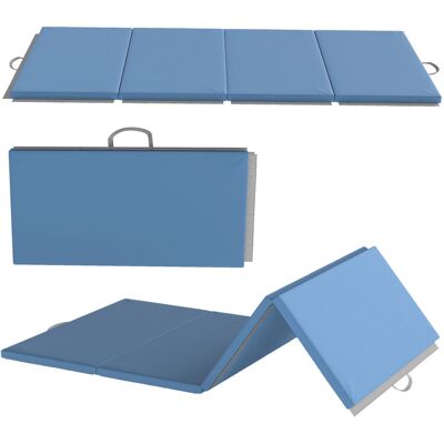 Mata treningowa HOMCOM, składana mata fitness, mata sportowa z uchwytami, mata gimnastyczna, mata do jogi, MMA, fitnessu, pilatesu, syntetyczna, jas.. Mata treningowa HOMCOM, składana mata fitness, mata sportowa z uchwytami, mata gimnastyczna, mata do jogi, MMA, fitnessu, pilatesu, syntetyczna, jas..