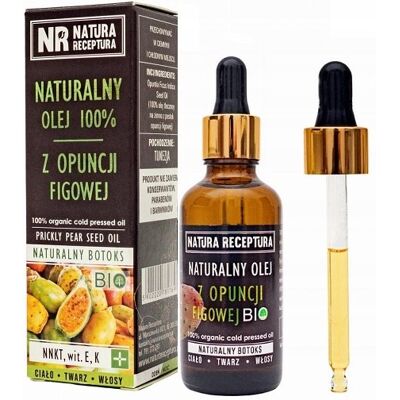 Naturalny olej z opuncji figowej BIO 50ml NATURA RECEPTURA Naturalny olej z opuncji figowej BIO 50ml NATURA RECEPTURA