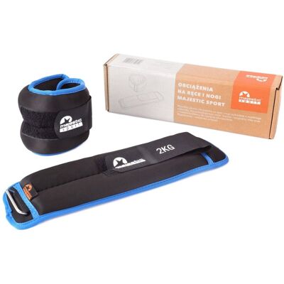 Obciążenia Na Ręce I Nogi Majestic Sport 2x2,0 Kg Obciążenia Na Ręce I Nogi Majestic Sport 2x2,0 Kg
