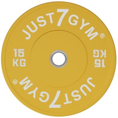 Just7Gym Obciążenie Bumper Color 15kg Just7Gym Obciążenie Bumper Color 15kg