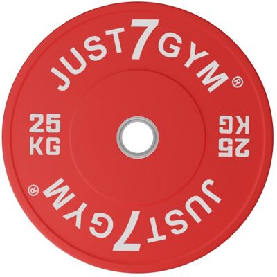 Just7Gym Obciążenie Bumper Color 25kg Just7Gym Obciążenie Bumper Color 25kg