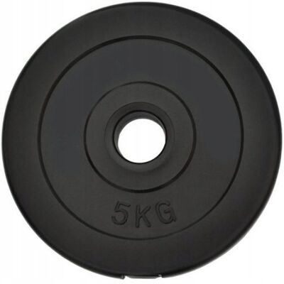 Obciążenie Cementowe Talerz 5 Kg Do Treningu Ćwiczeń Spartan 30 Mm Obciążenie Cementowe Talerz 5 Kg Do Treningu Ćwiczeń Spartan 30 Mm