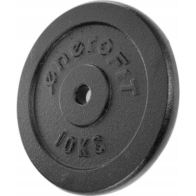 OBCIĄŻENIE ŻELIWNE 10 kg ENERO FIT 26,5mm TALERZ KRĄŻEK DO HANTLI SZTANGI OBCIĄŻENIE ŻELIWNE 10 kg ENERO FIT 26,5mm TALERZ KRĄŻEK DO HANTLI SZTANGI
