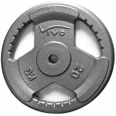 Obciążenie Żeliwne Talerz Ciężar Krążek Z Żeliwa Vivo 29mm 20kg Obciążenie Żeliwne Talerz Ciężar Krążek Z Żeliwa Vivo 29mm 20kg