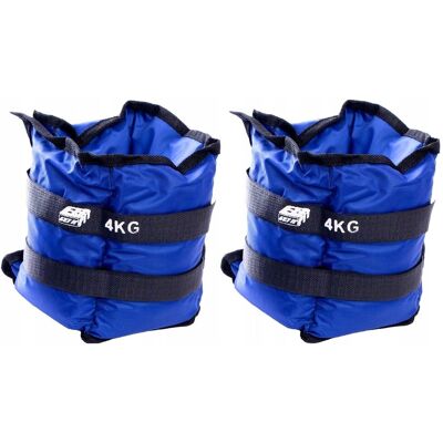 EB Fit OBCIĄŻNIKI na KOSTKI CIĘŻARKI na NOGI NADGARSTKI RĘCE do BIEGANIA 2x4kg EB Fit OBCIĄŻNIKI na KOSTKI CIĘŻARKI na NOGI NADGARSTKI RĘCE do BIEGANIA 2x4kg
