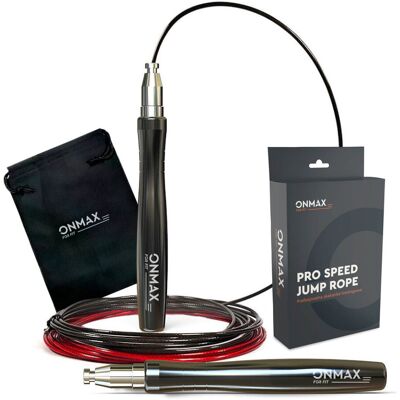 ONMAX Profesjonalna skakanka treningowa PRO2 dwie wymienne linki 2 i 3 mm ONMAX Profesjonalna skakanka treningowa PRO2 dwie wymienne linki 2 i 3 mm
