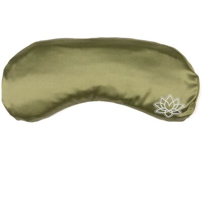 Bodhi Leaf Opaska na oczy do spania Jedwabna poduszeczka na oczy z lawendą Bodhi - oliwkowy Bodhi Leaf Opaska na oczy do spania Jedwabna poduszeczka na oczy z lawendą Bodhi - oliwkowy