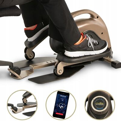 Inny producent Orbitrek Mini Trenażer Eliptyczny Pod Biurko Z Bluetooth 14 Oporów Inny producent Orbitrek Mini Trenażer Eliptyczny Pod Biurko Z Bluetooth 14 Oporów