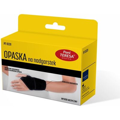 Inny producent Pani Teresa, Elastyczny Stabilizator Nadgarstka, Rozmiar Uniwersalny, 1 Sztuka Inny producent Pani Teresa, Elastyczny Stabilizator Nadgarstka, Rozmiar Uniwersalny, 1 Sztuka