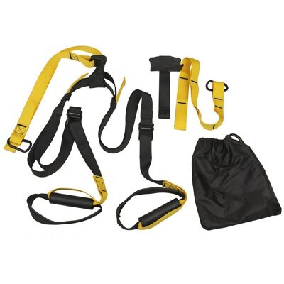 Pasy do treningu funkcjonalnego z pokrowcem czarny Sportech F Pasy do treningu funkcjonalnego z pokrowcem czarny Sportech F
