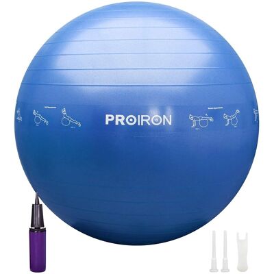 PROIRON Piłka do jogi– 75 cm (jasnoniebieska) PROIRON Piłka do jogi– 75 cm (jasnoniebieska)