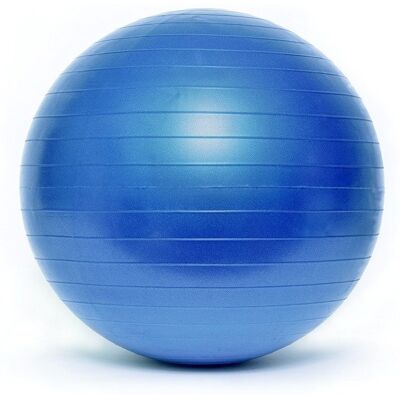 Piłka gimnastyczna 55 cm z pompką SMJ Sport, niebieska Piłka gimnastyczna 55 cm z pompką SMJ Sport, niebieska