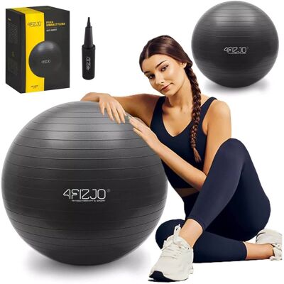 Piłka gimnastyczna do ćwiczeń 4FIZJO Fitness Rehabilitacyjna 75 cm Piłka gimnastyczna do ćwiczeń 4FIZJO Fitness Rehabilitacyjna 75 cm