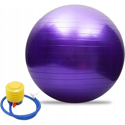 Bezmarkowe Piłka Gimnastyczna Do Pilates Jogi Rehabilitacyjna 75 cm + Pompka Bezmarkowe Piłka Gimnastyczna Do Pilates Jogi Rehabilitacyjna 75 cm + Pompka