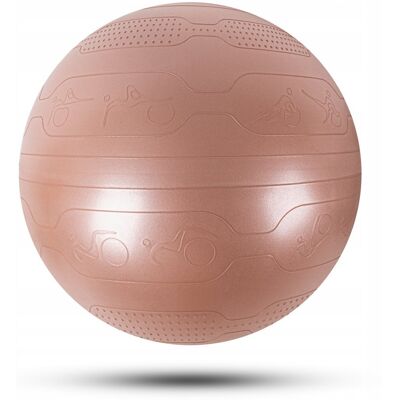 Piłka gimnastyczna fitness inSPORTline Stretch Ball 65 cm Kolor mus mokka Piłka gimnastyczna fitness inSPORTline Stretch Ball 65 cm Kolor mus mokka