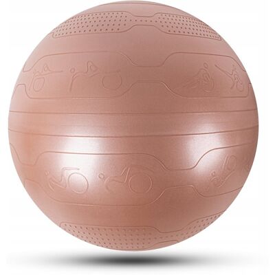 Piłka gimnastyczna fitness inSPORTline Stretch Ball 75 cm Kolor mus mokka Piłka gimnastyczna fitness inSPORTline Stretch Ball 75 cm Kolor mus mokka