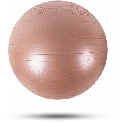 Piłka gimnastyczna inSPORTline Stretch Ball 55 cm mus mokka Piłka gimnastyczna inSPORTline Stretch Ball 55 cm mus mokka