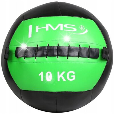 Piłka Lekarska Gimnastyczna Do Ćwiczeń Treningu Wall Ball 10kg Solidna HMS Piłka Lekarska Gimnastyczna Do Ćwiczeń Treningu Wall Ball 10kg Solidna HMS